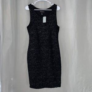 NWT 1x Sparkly Plus Size Mid Bodycon Dress